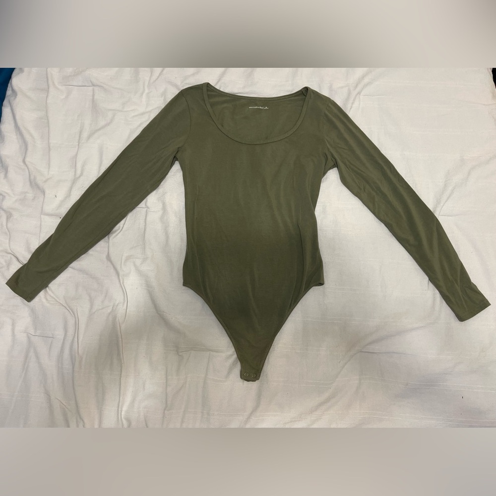 Abercrombie & Fitch Long Sleeve Bodysuit - Womens